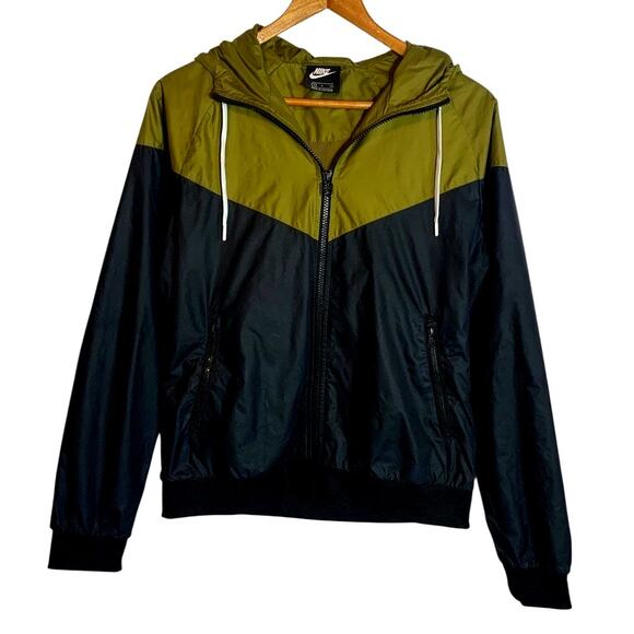 Vintage Nike Black Tag Unisex Lightweight Full Zip Nylon Jacket Windbreaker SM - Picture 1 of 7